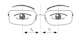 Distance pupillaire monoculaire (mono PD)