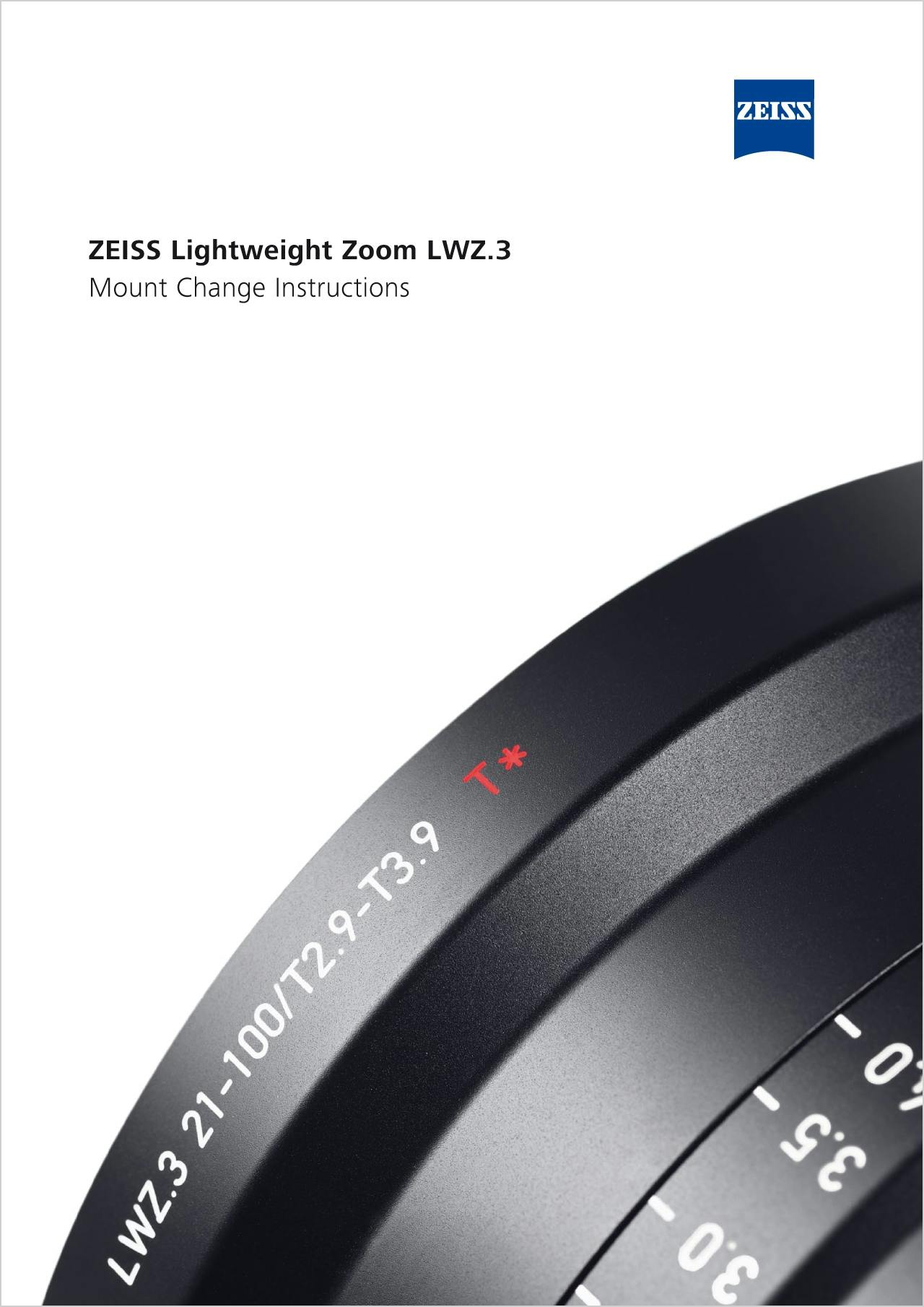 Zeiss Lightweight Zoom Lwz 3 When You Turn Motion Into Emotion