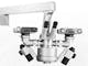 Surgical microscopes with a 5x zoom system with continuous magnification adjustment throughout the entire range.