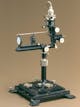 Allvar Gullstrand developed the large ophthalmoscope for reflection-free observation of the fundus oculi.