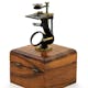 Early simple microscope, as Carl Zeiss produced it from 1847 onward