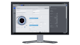 Desktop showing software for ophthalmologists. 