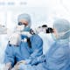 Otolaryngologists performing ENT surgery with ZEISS OPMI Sensera