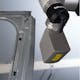 Optical measuring sensor with RDS for car body construction