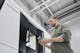 ZEISS metrology technician working on the CT measurement of a workpiece