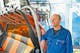 Doppelmayr je specialista na lanovkové systémy. Klaus Meyer, vedoucí mechanické výroby, ve firemním předváděcím centru v rakouském Wolfurtu. 