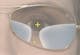 Med FrameFit®+ Technology: Närzonen ligger innanför bågen - även i pilotglasögon med speciell form.